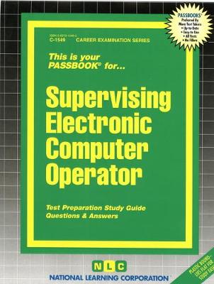 Book cover for Supervising Electronic Computer Operator