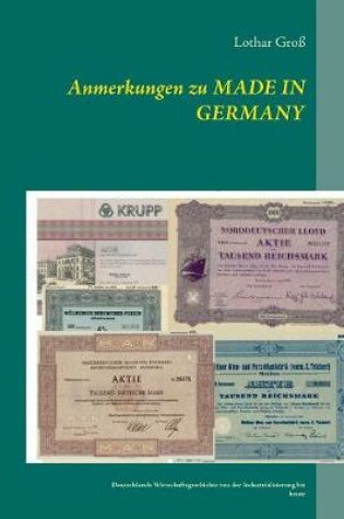 Cover of Anmerkungen zu Made in Germany