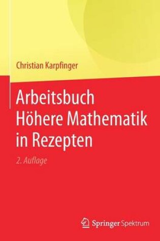 Cover of Arbeitsbuch Hohere Mathematik in Rezepten