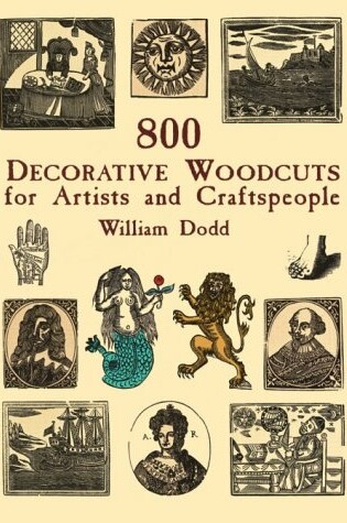 Cover of 800 Decorative Woodcuts for Artists and Craftspeople