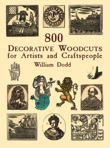 Book cover for 800 Decorative Woodcuts for Artists and Craftspeople