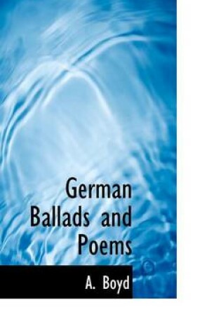 Cover of German Ballads and Poems