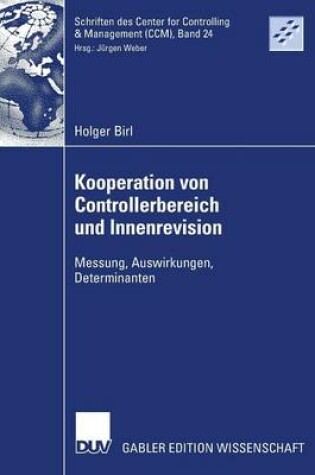 Cover of Kooperation von Controllerbereich und Innenrevision
