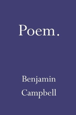 Cover of Poem