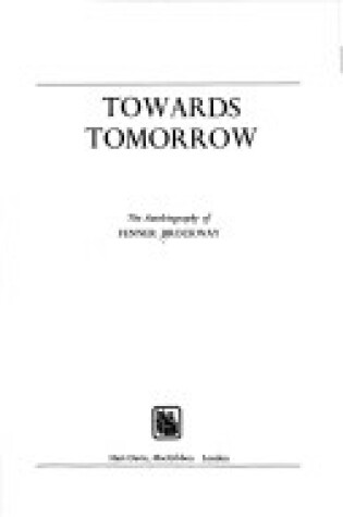 Cover of Towards Tomorrow