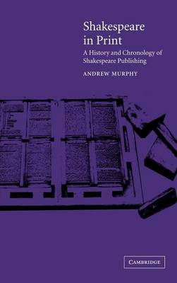 Book cover for Shakespeare in Print