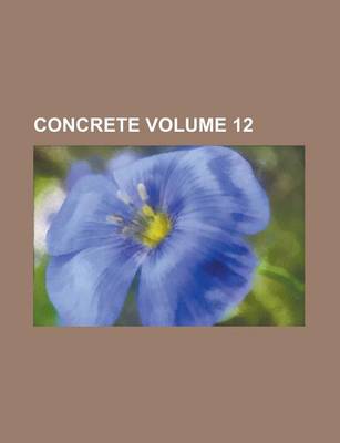 Book cover for Concrete Volume 12