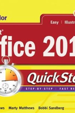 Cover of Microsoftï¿½ Office 2013 QuickSteps