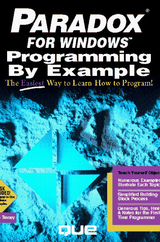 Cover of PARADOX for Windows by Example