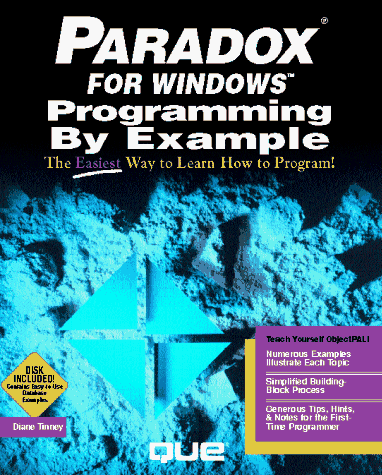 Book cover for PARADOX for Windows by Example