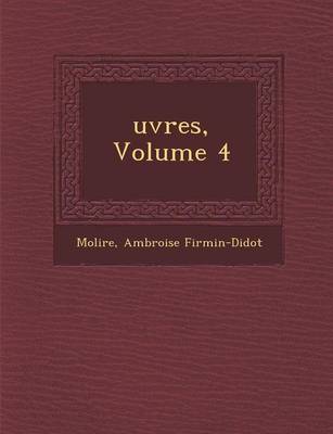 Book cover for Uvres, Volume 4