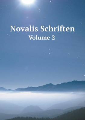 Book cover for Novalis Schriften Volume 2