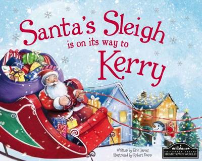 Book cover for Santa's Sleigh is on its Way to Kerry