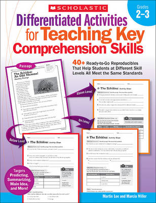 Book cover for Differentiated Activities for Teaching Key Comprehension Skills: Grades 2-3