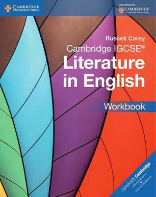 Book cover for Cambridge IGCSE® Literature in English Workbook