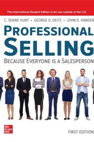 Cover of Professional Selling ISE