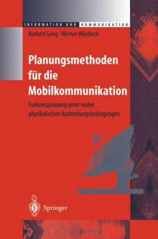 Cover of Planungsmethoden für die Mobilkommunikation