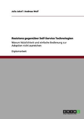 Book cover for Resistenz gegenuber Self-Service Technologien