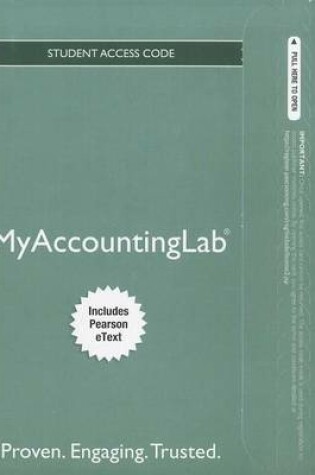 Cover of NEW MyAccountingLab with Pearson eText -- Access Card -- for Financial & Managerial Accouting