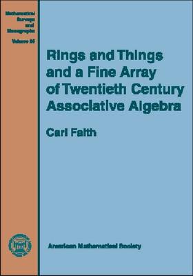 Cover of Rings and Things and a Fine Array of Twentieth Century Associative Algebra