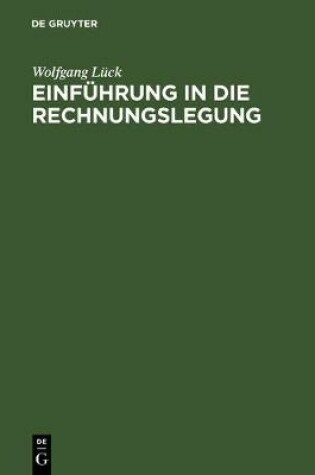 Cover of Einführung in Die Rechnungslegung
