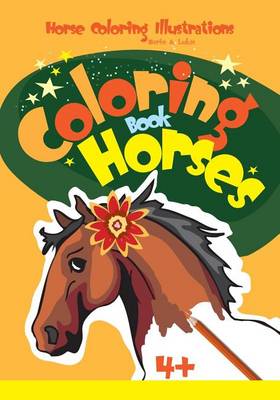 Book cover for Coloring Book Horses