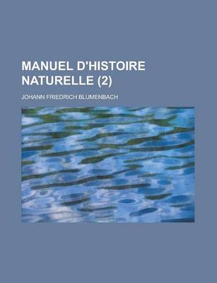 Book cover for Manuel D'Histoire Naturelle (2 )