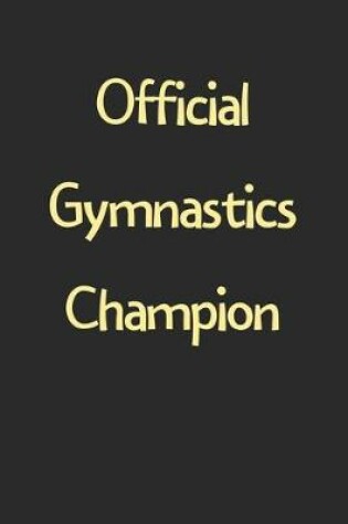 Cover of Official Gymnastics Champion