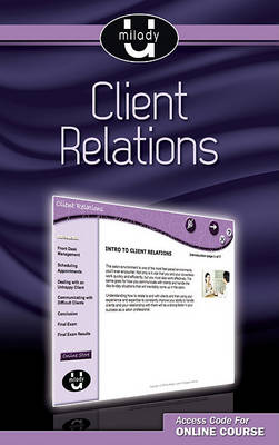 Book cover for Printed Access Card Milady U Professional Development: Client Relations