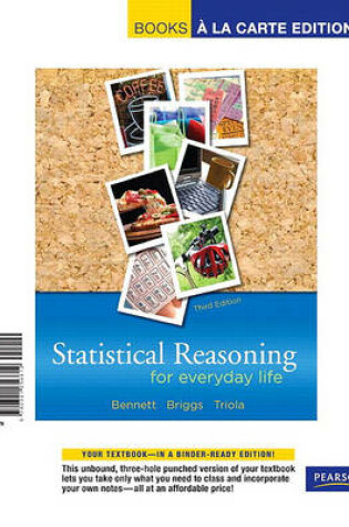 Cover of Statistical Reasoning for Everyday Life, Books a la Carte Edition