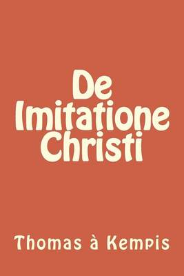 Book cover for de Imitatione Christi