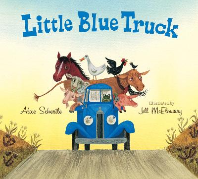 Book cover for Little Blue Truck Lap Board Book