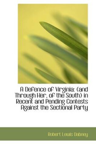 Cover of A Defence of Virginia