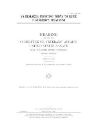 Cover of VA research