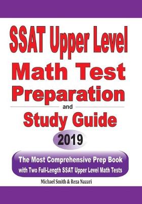 Book cover for SSAT Upper Level Math Test Preparation and study guide