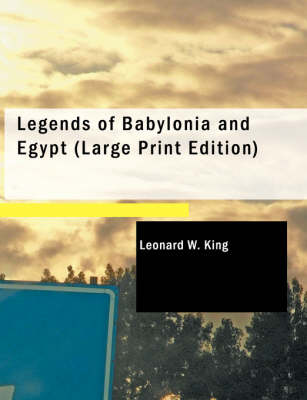 Book cover for Legends of Babylonia and Egypt