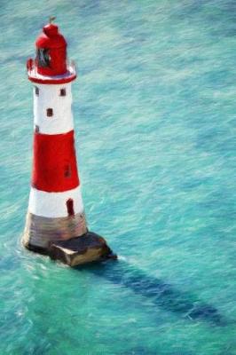 Book cover for Beachy Head Lighthouse - Lined Notebook with Margins