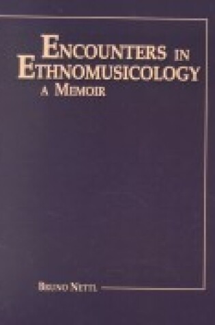 Cover of Encounters in Ethnomusicology