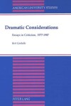 Book cover for Dramatic Considerations