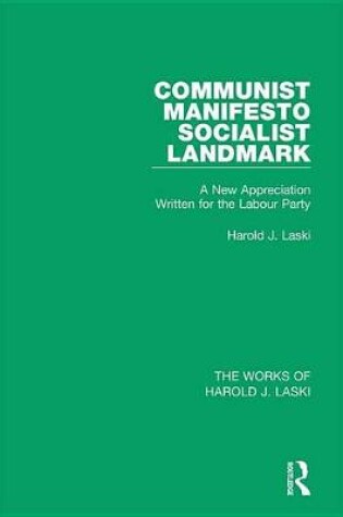 Cover of Communist Manifesto Socialist Landmark