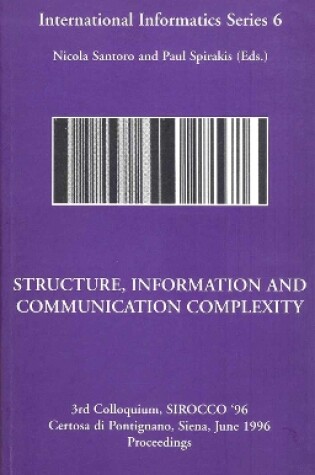 Cover of Structure, Information and Communication Complexity, IIS 6