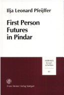 Book cover for First Person Futures in Pindar