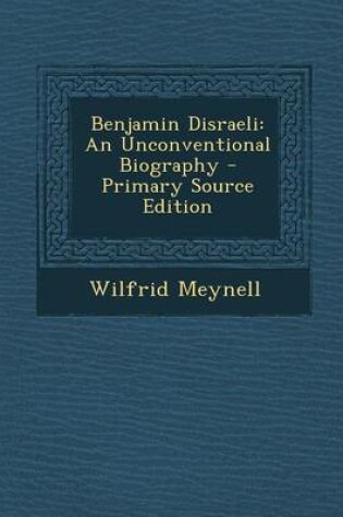 Cover of Benjamin Disraeli