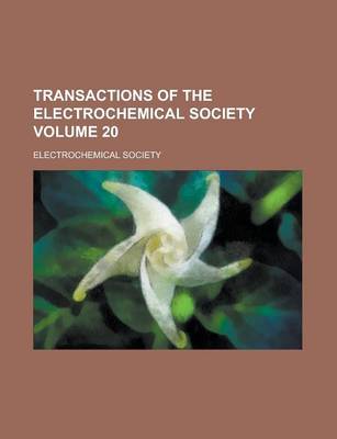 Book cover for Transactions of the Electrochemical Society Volume 20