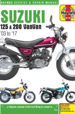 Cover of Suzuki RV125/200 VanVan (03 - 17) Haynes Repair Manual