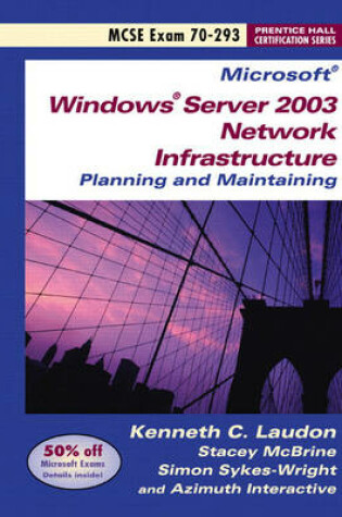 Cover of Microsoft Windows Server 2003 Exam 70-293