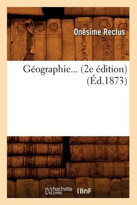 Book cover for Geographie (Ed.1873)