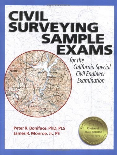 Book cover for Civil Surveying Sample Exams for the California Special Civil Engineer Examination