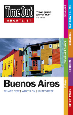 Book cover for "Time Out" Shortlist Buenos Aires