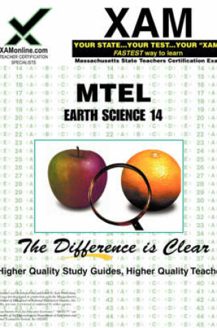Cover of MTEL Earth Science 14 Teacher Certification Test Prep Study Guide
